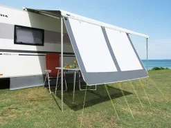 DWT Happy Sun Vorderwand 240cm weiß Markisenvorderwand
