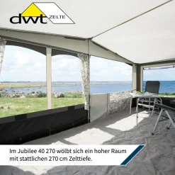 DWT Jubilee 40 270 Größe 12 (881 - 910) Stahl Wohnwagenvorzelt