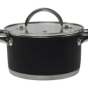 Edelstahl ø 18 cm Black Kochtopf