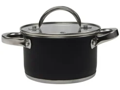 Edelstahl ø 16 cm Black Kochtopf