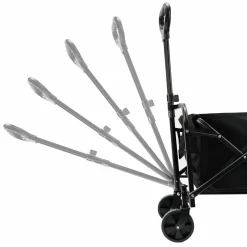 Eurocatch klappbare Bollerwagen - Black