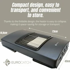 Eurocatch mobile gasheizung - 4200 Watt