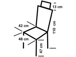 Eurotrail Chateau 3D-Mesh Klappstuhl