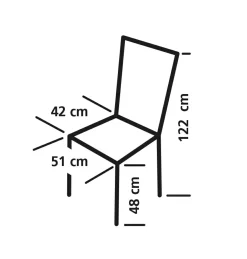 Eurotrail Grenoble 3D Mesh Klappstuhl - Anthracite
