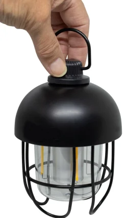 Eurotrail Tivo Wiederaufladbare Campinglampe - Black