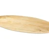 Excellent Houseware Holzoptik ovaler Teller