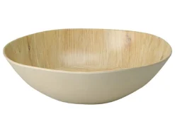 Excellent Houseware Holzoptik-Schale – Ø20 cm