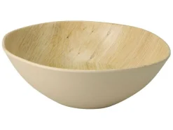 Excellent Houseware Holzoptik-Schale – Ø18 cm