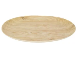 Excellent Houseware Holzoptik-Teller – Ø26 cm