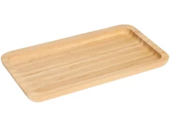 Excellent Houseware Serviertablett aus Bambus