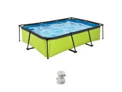 EXIT Lime 300x200x65cm Pool mit pump - Grün
