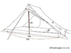 3F UL GEAR 2 PRO 3 Jahreszeiten 2-Personen-Zelt – Grün