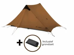 3F UL GEAR Lanshan 2-Personen-Zelt – Braun