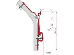Fiamma F45 Adapter Eriba Touring