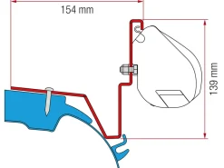 Fiamma F35 Adapter Mercedes Vito Jules Verne