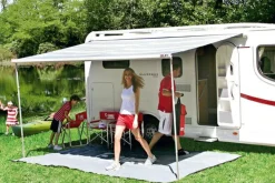 Fiamma F45s Polar White 400 Royal Blue Kassettenmarkise
