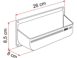 Fiamma Pocket M Ablagefach