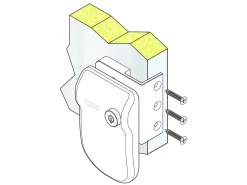 Fiamma Safe Door Frame 3 Sicherheitsschlösser - White