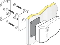 Fiamma Safe Door Sicherheitsschloss - Grey
