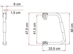 Fiamma Security 46 Einstiegsgriff