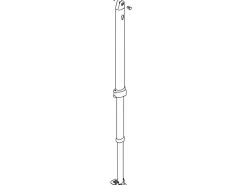 Fiamma Stützfuß links Caravanstore XL 280-310