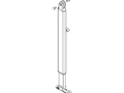 Fiamma Stützfuß links F45S 260