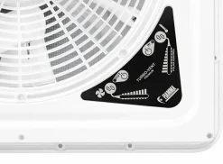 Fiamma Turbo Vent Premium 40 x 40 Dachluke mit Ventilator - white