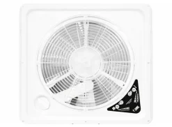 Fiamma Turbo Vent Premium 40 x 40 Dachluke mit Ventilator - white