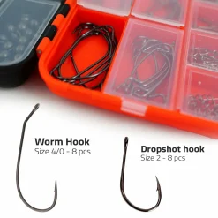 Fish-xpro haken und blei set - 201 teilig