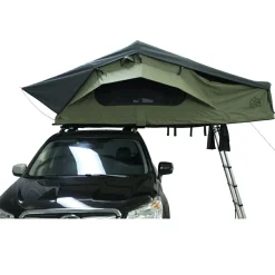 FjällVila UppLöv 140L Softtop-Dachzelt - Khaki-Grün