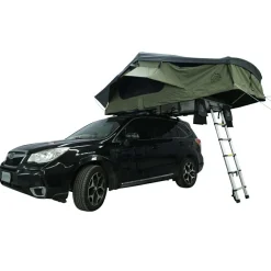 FjällVila UppLöv 140L Softtop-Dachzelt - Khaki-Grün