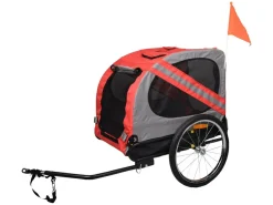 Flamigo Doggy Liner Juliette Red Hundefahrradanhänger