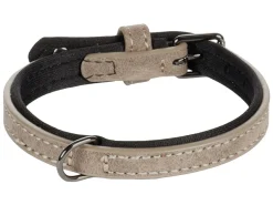 Flamingo Delu Taupe Halsband - S/M