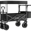 FlinQ 130 kg Bollerwagen mit Dach - 130 kg