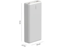 FlinQ 20.000 mAh Powerbank - White