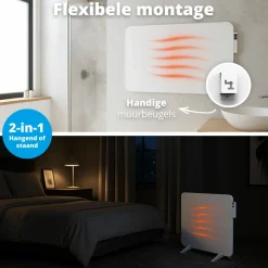 FlinQ 800 Watt Smart Infrarot-Heizung - White
