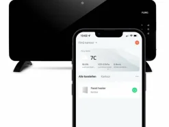 FlinQ 2000 Watt Smart Konvektor-Heizung - Black