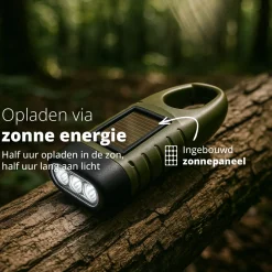 FlinQ Aufziehbare Taschenlampe - Set von 2