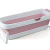 FlinQ Faltbare Badewanne - Pink/White