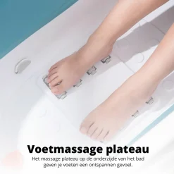 FlinQ Faltbare Badewanne - Pink/White