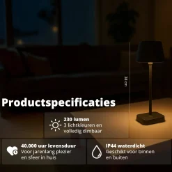 FlinQ Lume Kabellose Tischlampe - Blue