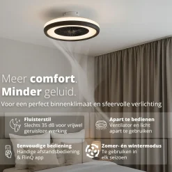 FlinQ LumiFan Smart-Deckenventilator - White