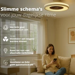 FlinQ LumiFan Smart-Deckenventilator - White
