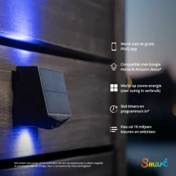 FlinQ Orion Smart Solar-Wandleuchte