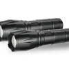 FlinQ Set von 2 Militär-Taschenlampe mit Batterien