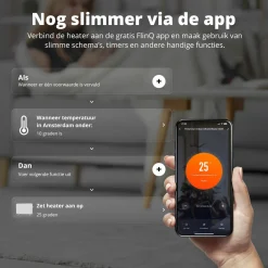 FlinQ Smart Infrarot-Heizung - 450 Watt