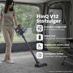 FlinQ V12 Akku-Staubsauger mit Handstaubsauger - Purple
