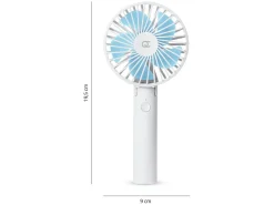 FlinQ Wiederaufladbarer Handventilator - White/Blue