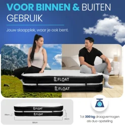 FLOAT Gemina 3 in 1 Luftbett mit elektrischer Pumpe
