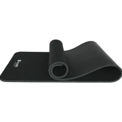 ForzaFit 12 mm Yogamatte mit Tragegurt - Black
